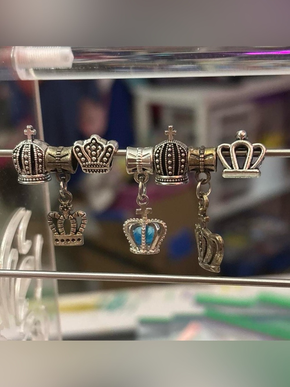 Crown Bracelet Charm Set